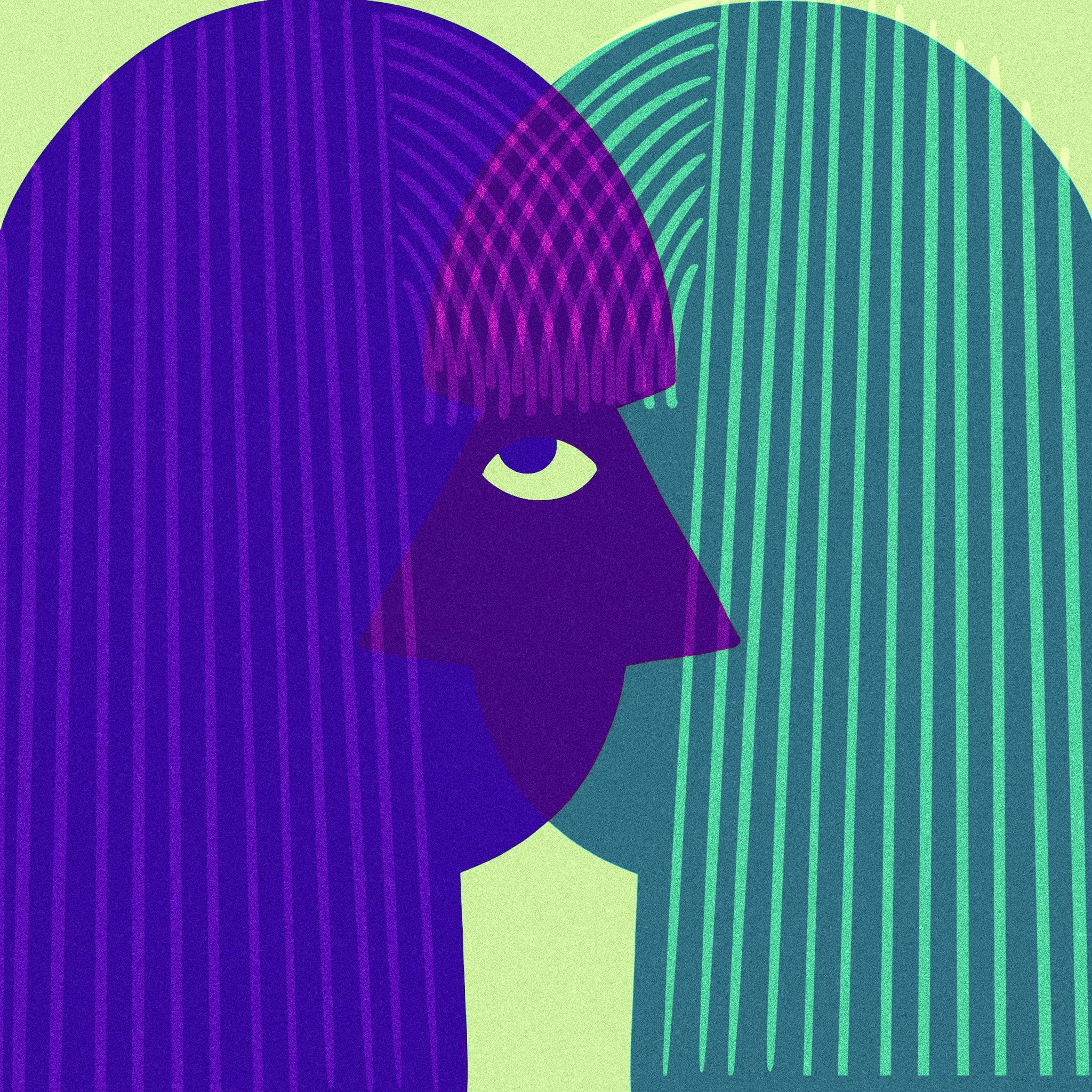 Femmes entremêlées - Illustration